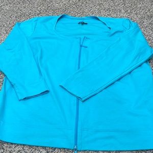 Lafayette 148 plus size zipper jacket